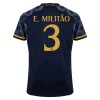 Camiseta de fútbol Real Madrid E. Militao 3 Segunda Equipación 23-24 - Hombre